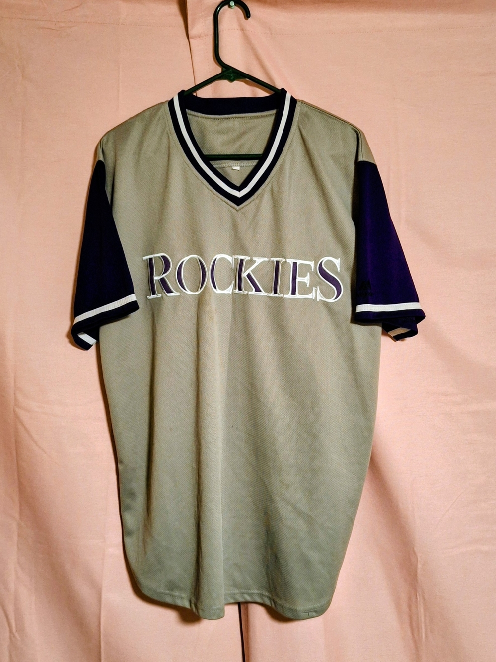 Colorado Rockies Nolan Arenado #28 Jersey Grey & Purple